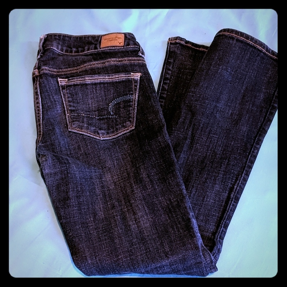 American Eagle Bootcut Flare Jeans with Sequins